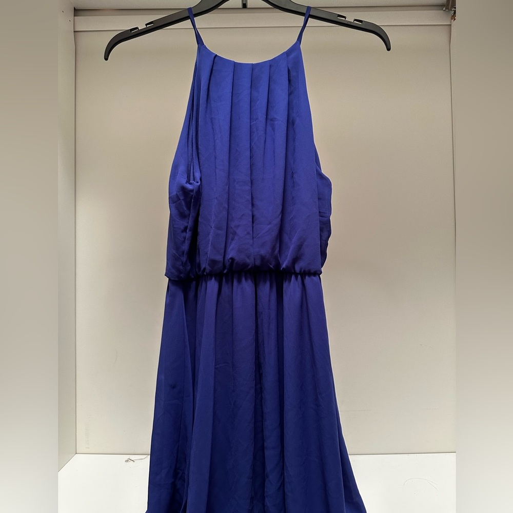 Blue dress